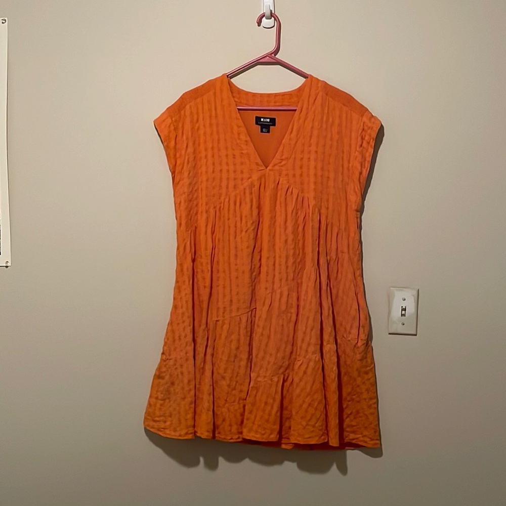 Maeve Orange oversized dress small